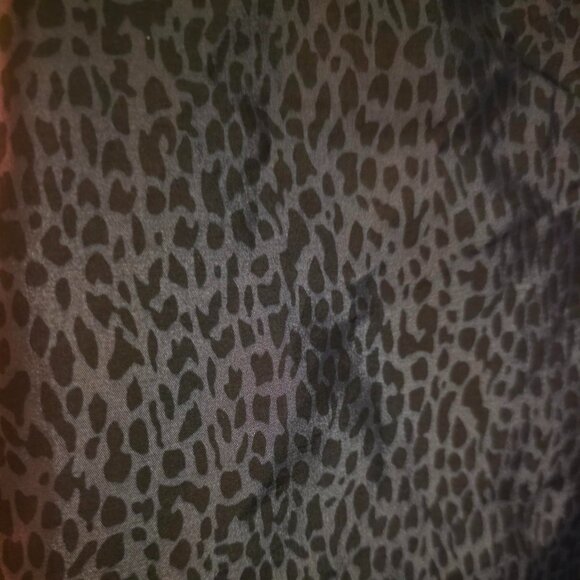 JONES NEW YORK Women's REVERSIBLE Jacket Large Black/gray speckled Trench Coat - Picture 9 of 10